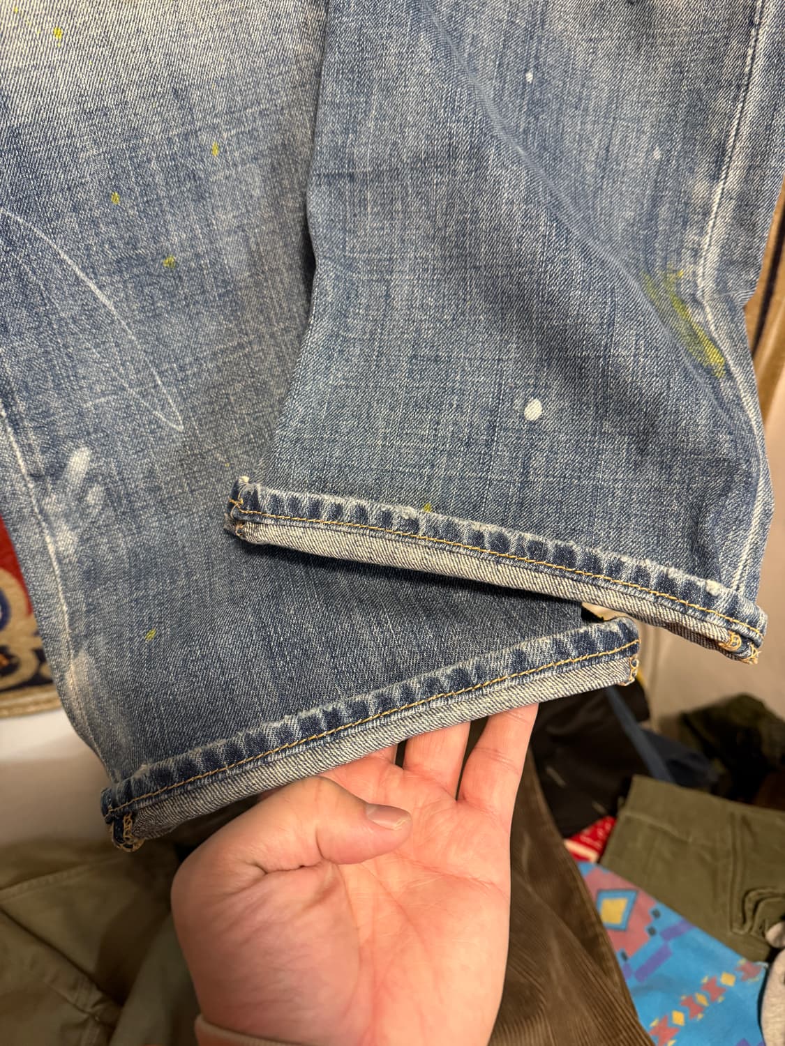 Abercrombie PORTER 페인팅 진 31 x30 상품이미지3