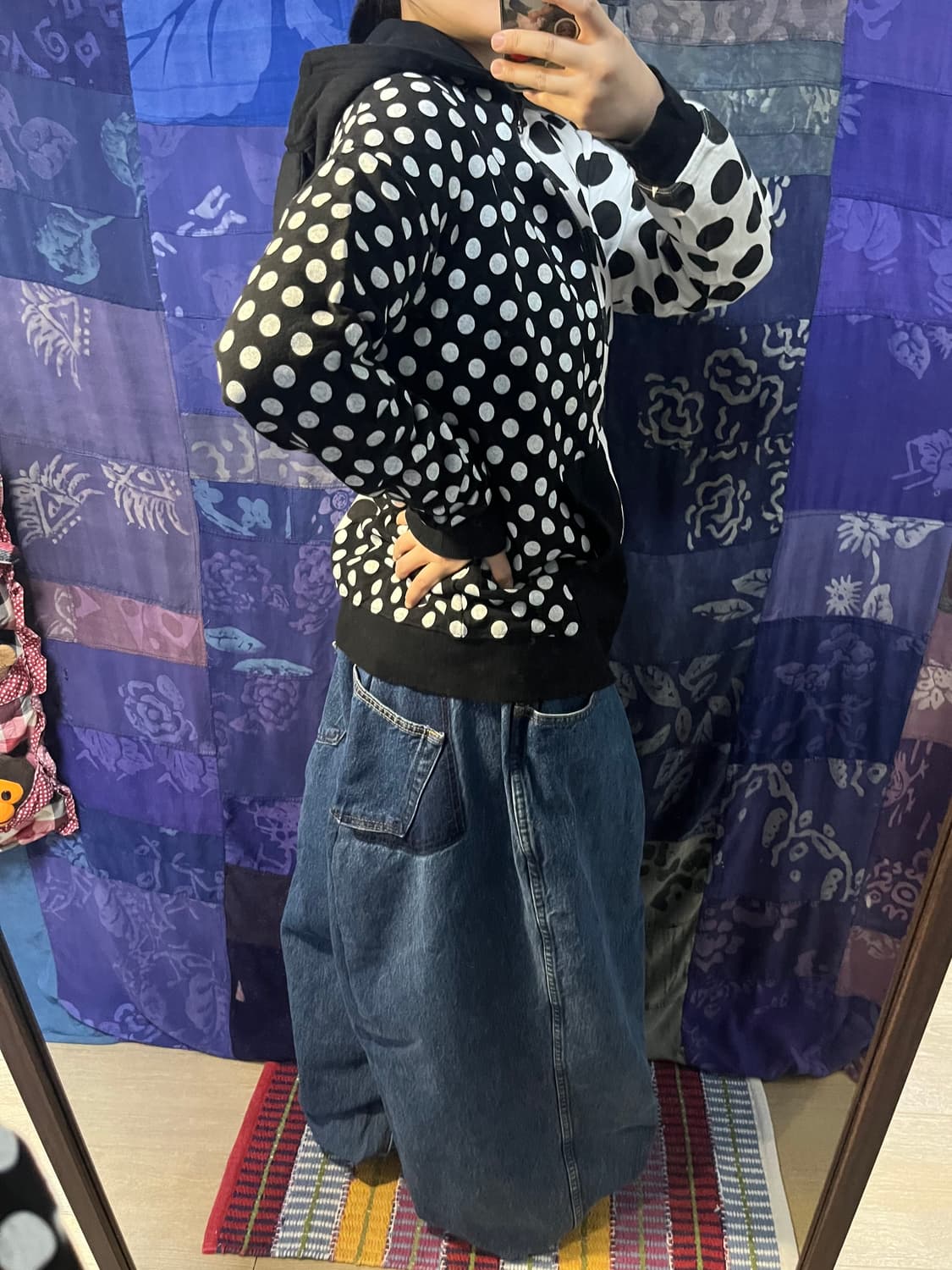 Disney 디즈니 미니마우스 도트 후드집업 상품이미지3