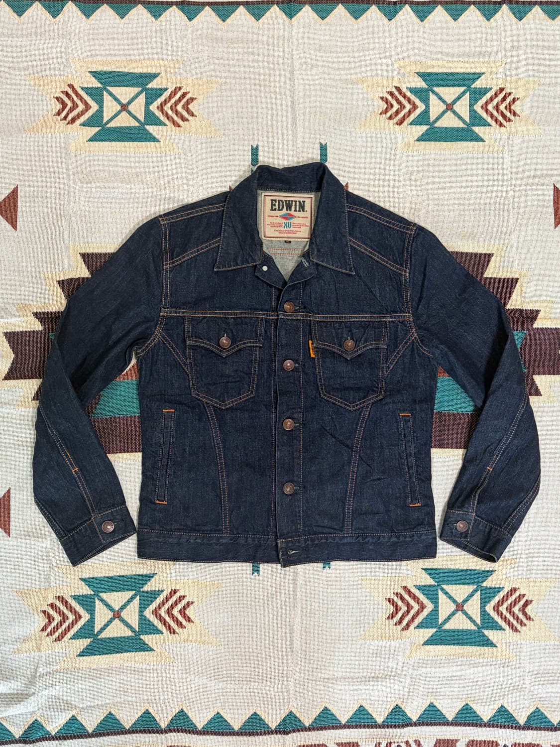 00s 에드윈 엑스클루시브 빈티지 웨스턴 데님 자켓 상품이미지1
