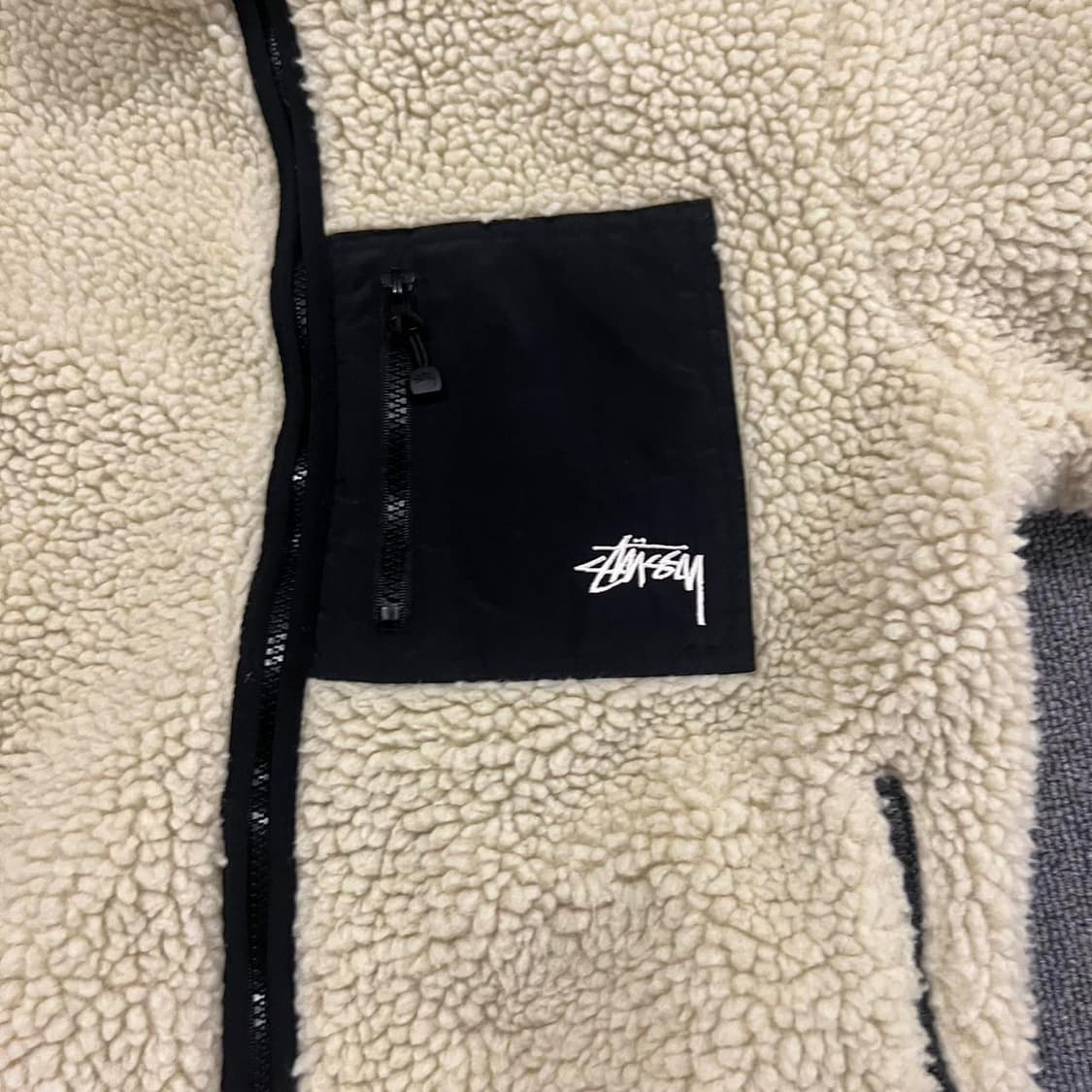 스투시 8볼 쉐르파 자켓 내츄럴 상품이미지3