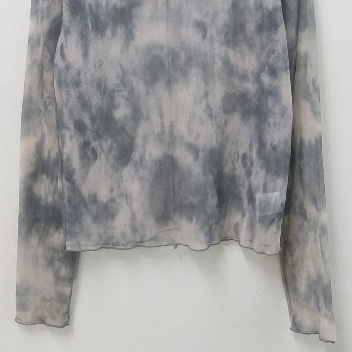 KASTANE 나염 시스루 긴팔 티셔츠 66341 상품이미지4