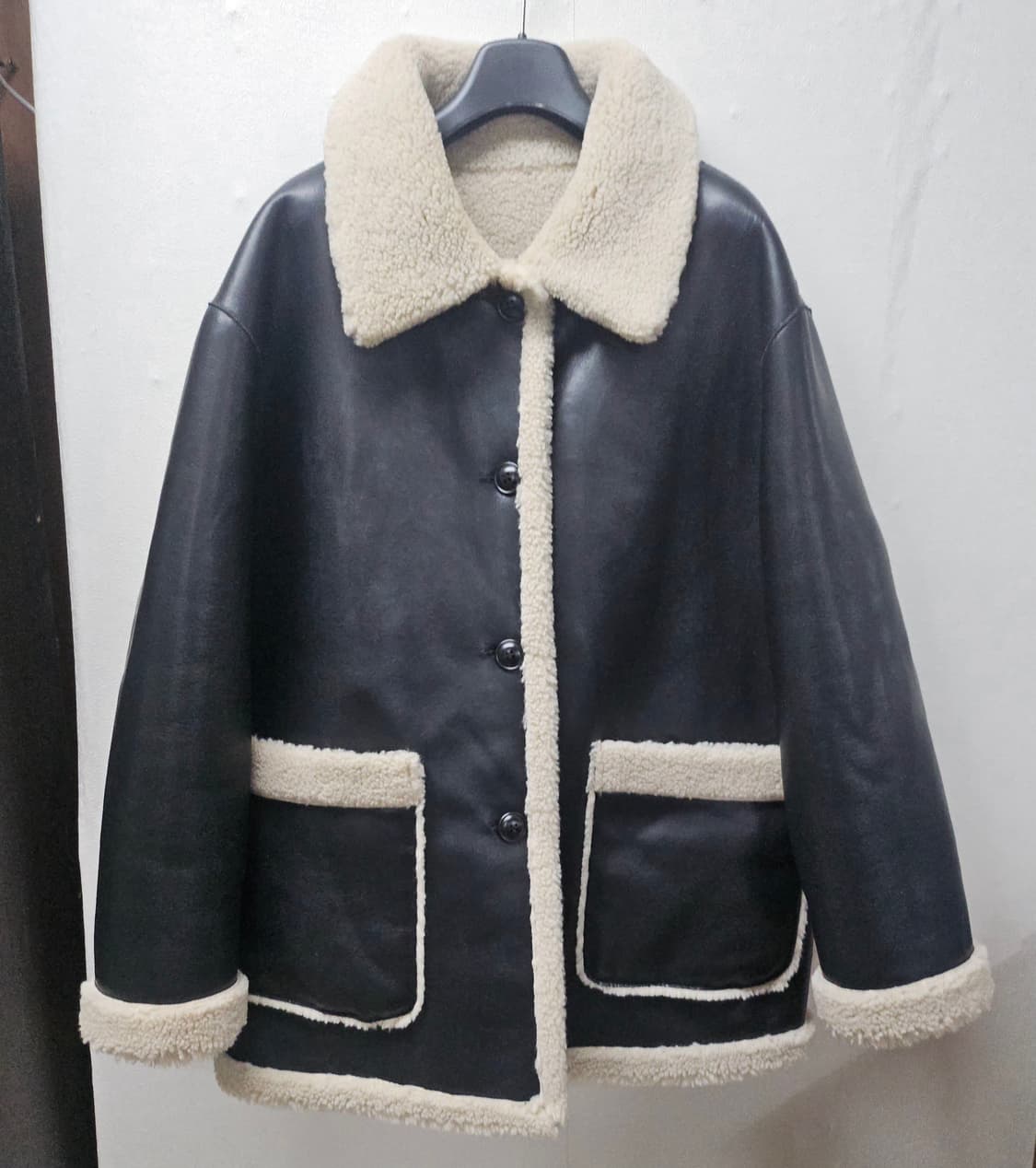 무신사스탠다드 리버시블 무스탕 M  남여가능 상품이미지3