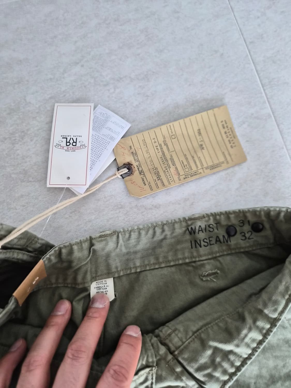 RRL 헤링본 퍼티그 팬츠 상품이미지3