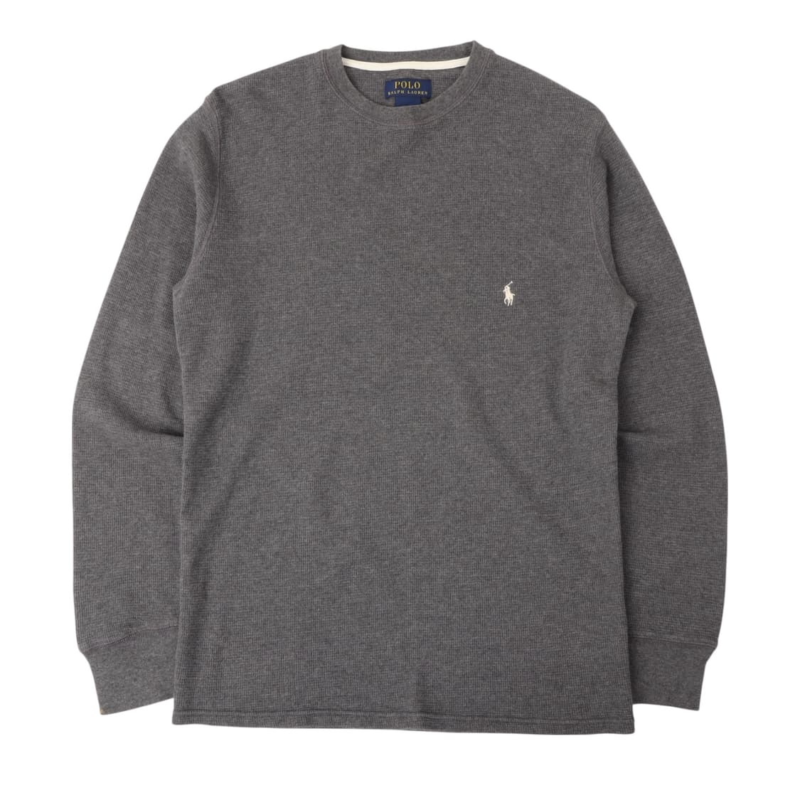폴로 랄프로렌 그레이 와플 롱슬리브 티셔츠 상품이미지1