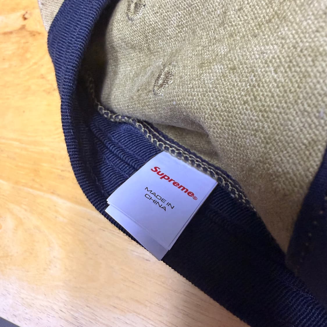 슈프림 워시드 캔버스 캠프캡 탄 카모 24SS 상품이미지5