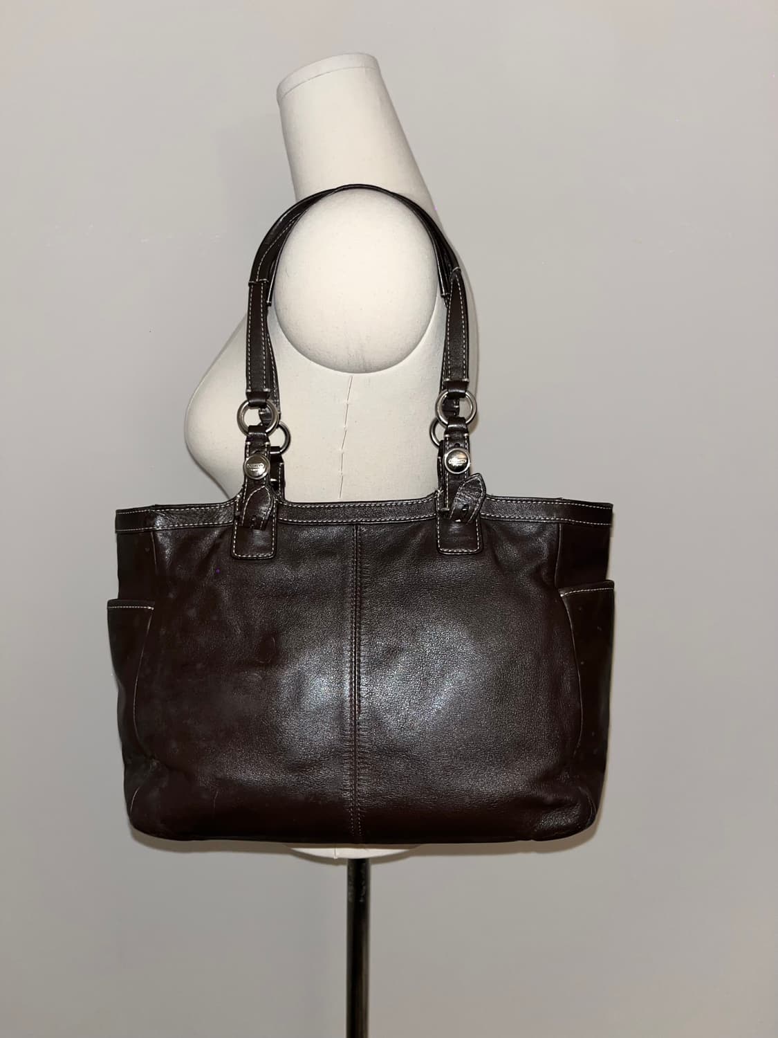 📦Coach Brown leather shoulder bag 상품이미지5