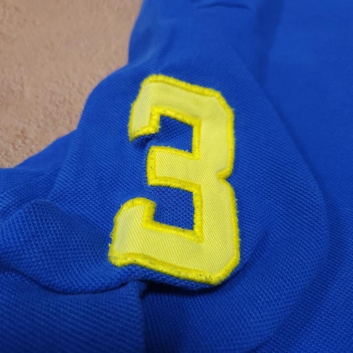 폴로 랄프로린 옐로우 빅포니 카라티 상품이미지2