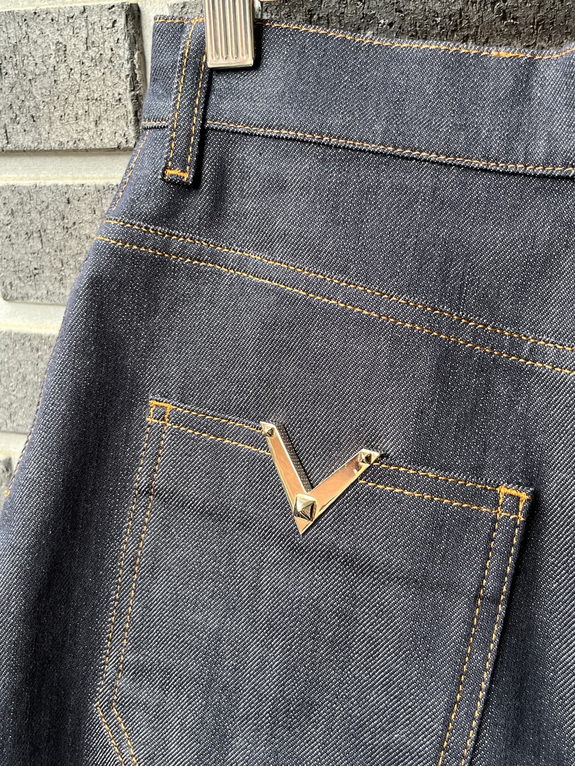 Valentino 발렌티노 버뮤다 데님 팬츠 상품이미지2