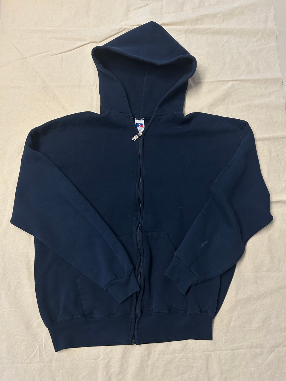 러셀 네이비 후드집업 판매 상품이미지1