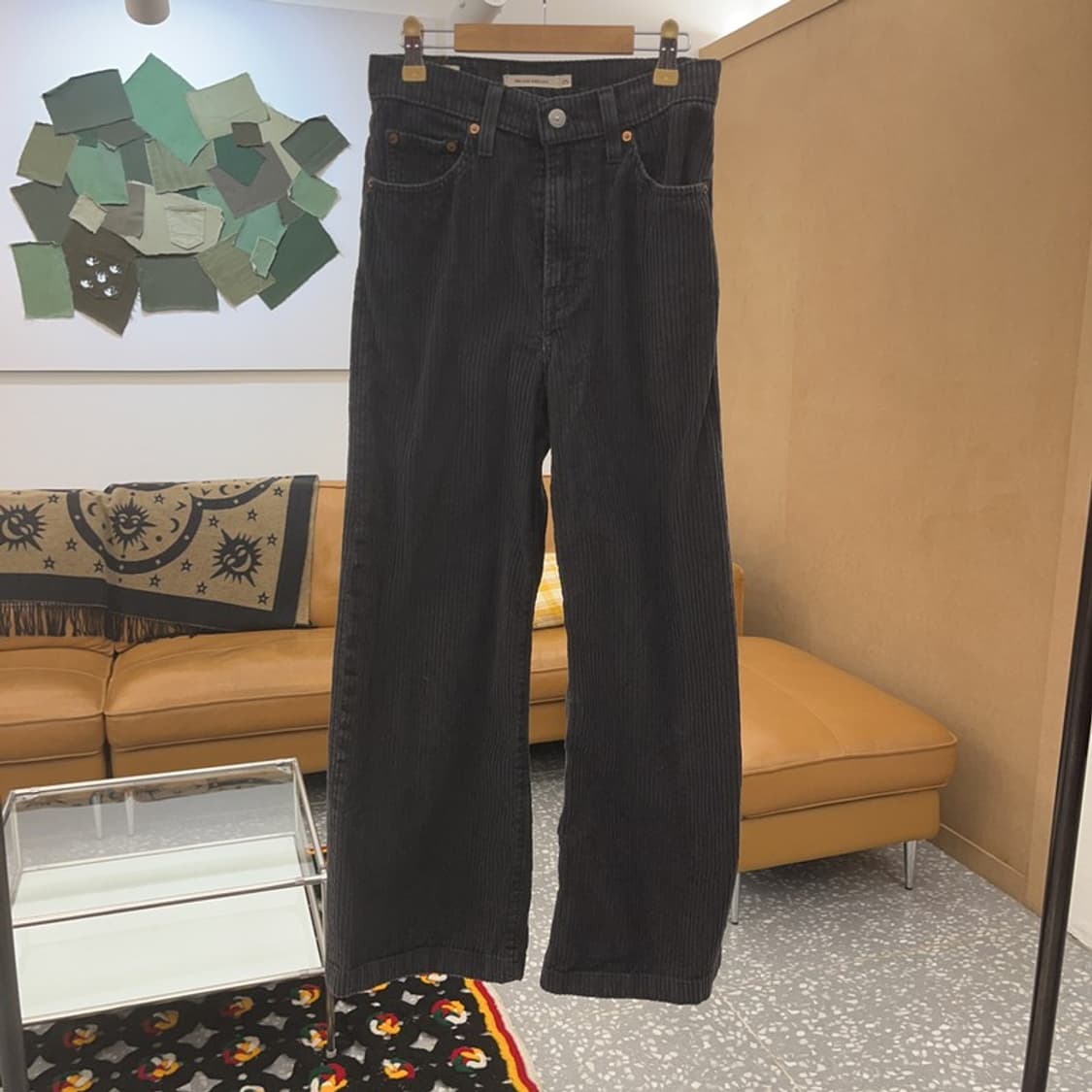 리바이스 올드스쿨 코듀로이 하이웨스트 코튼팬츠 25인치 C07191 상품이미지3