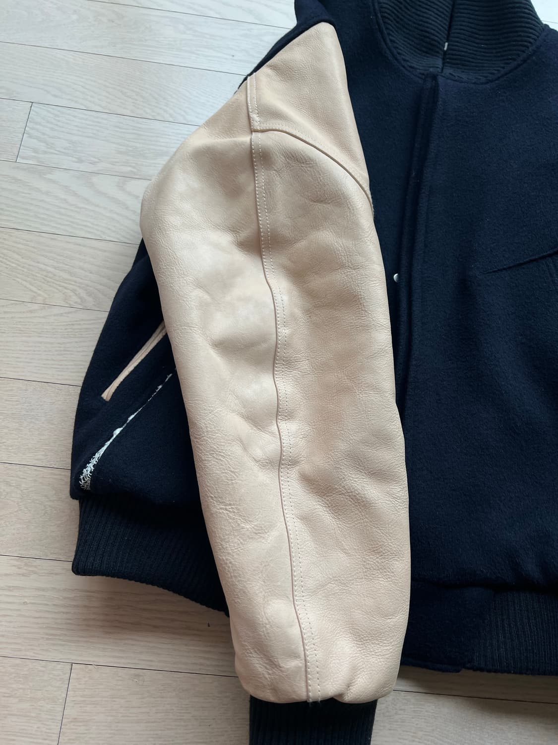 [L] XLIM EP.06 03 JACKET NAVY 바시티자켓 상품이미지8