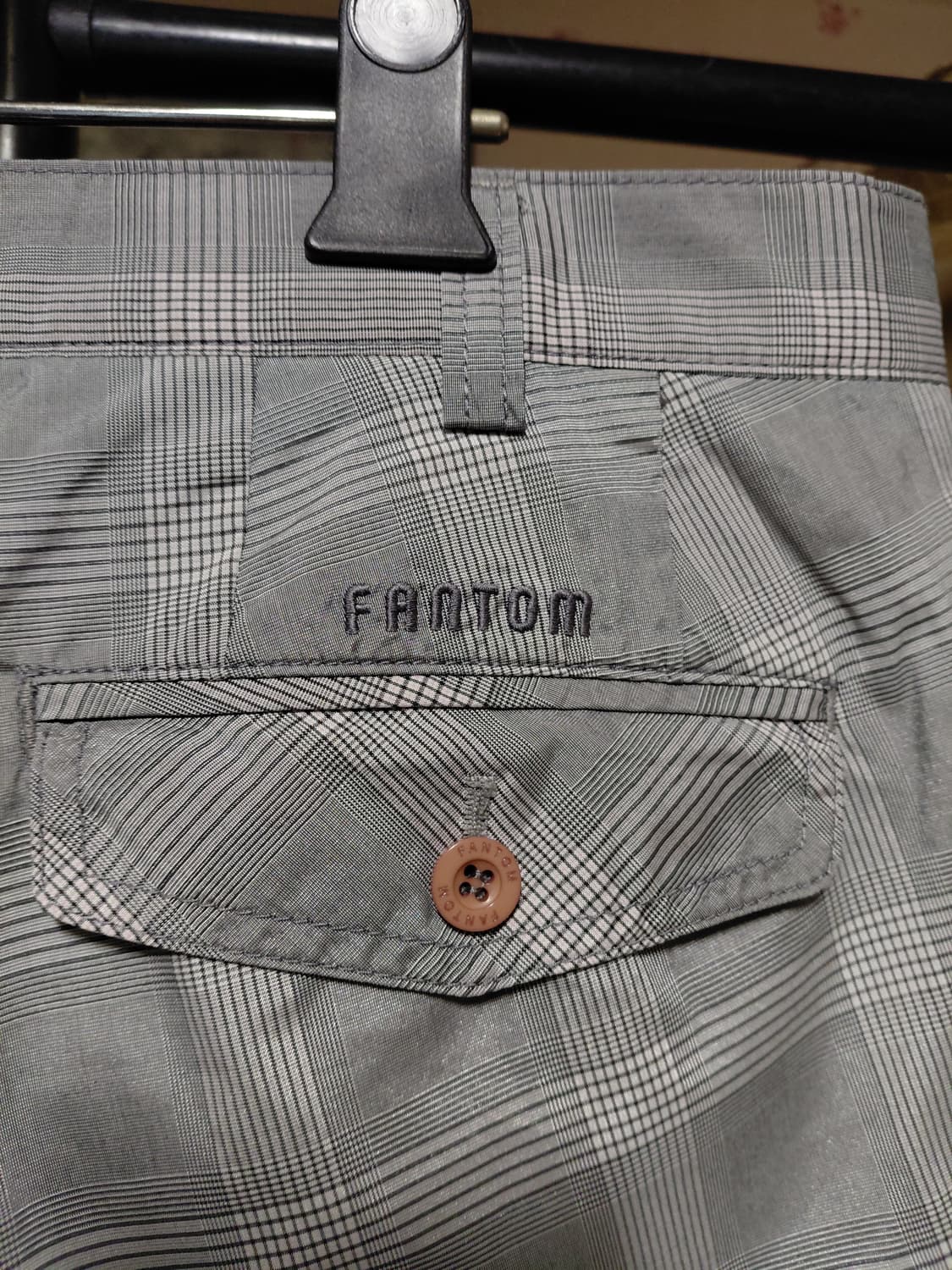 [팬텀]여름용 체크바지 35(허리둘레88센티)사이즈 상품이미지3