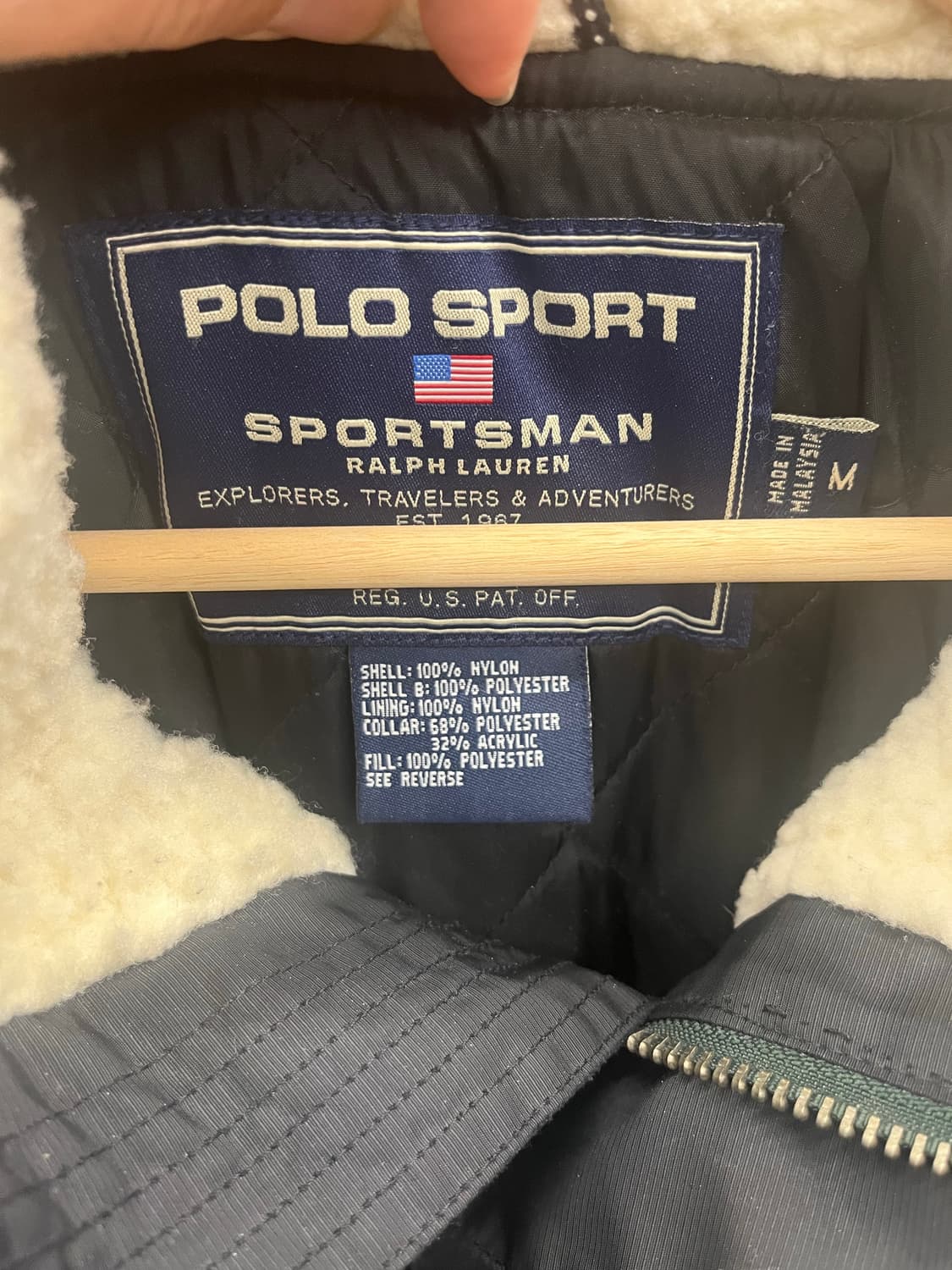 90s 폴로 스포츠 아노락 그린 점퍼 상품이미지9