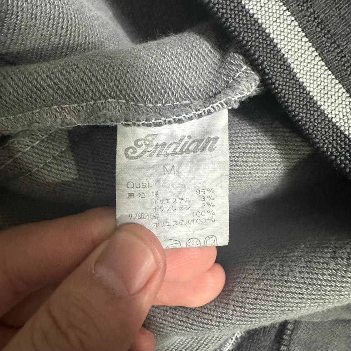 (M) 인디언 모터사이클 그레이 자켓 상품이미지3