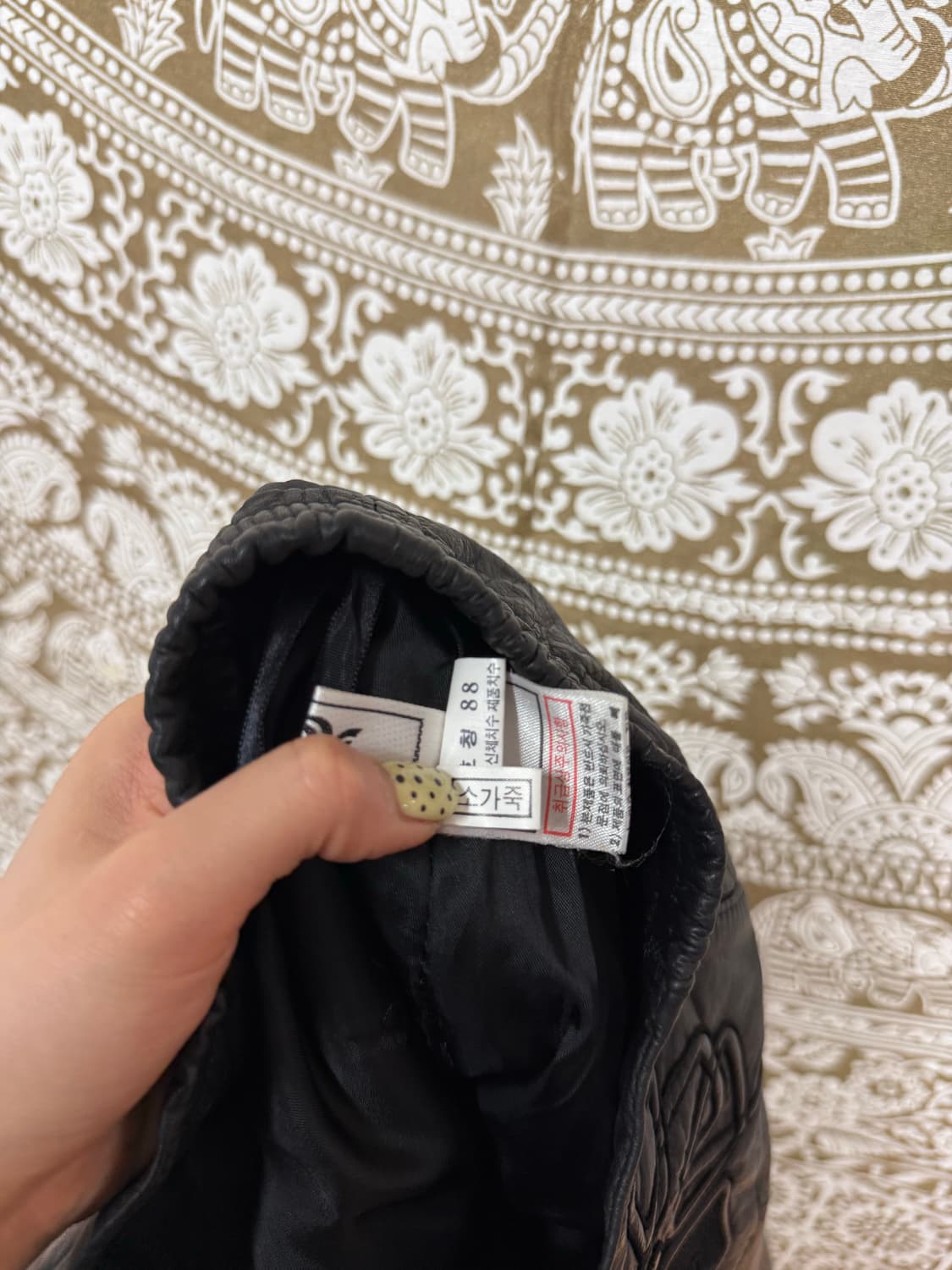 빈티지 여성 소가죽 스커트  상품이미지6