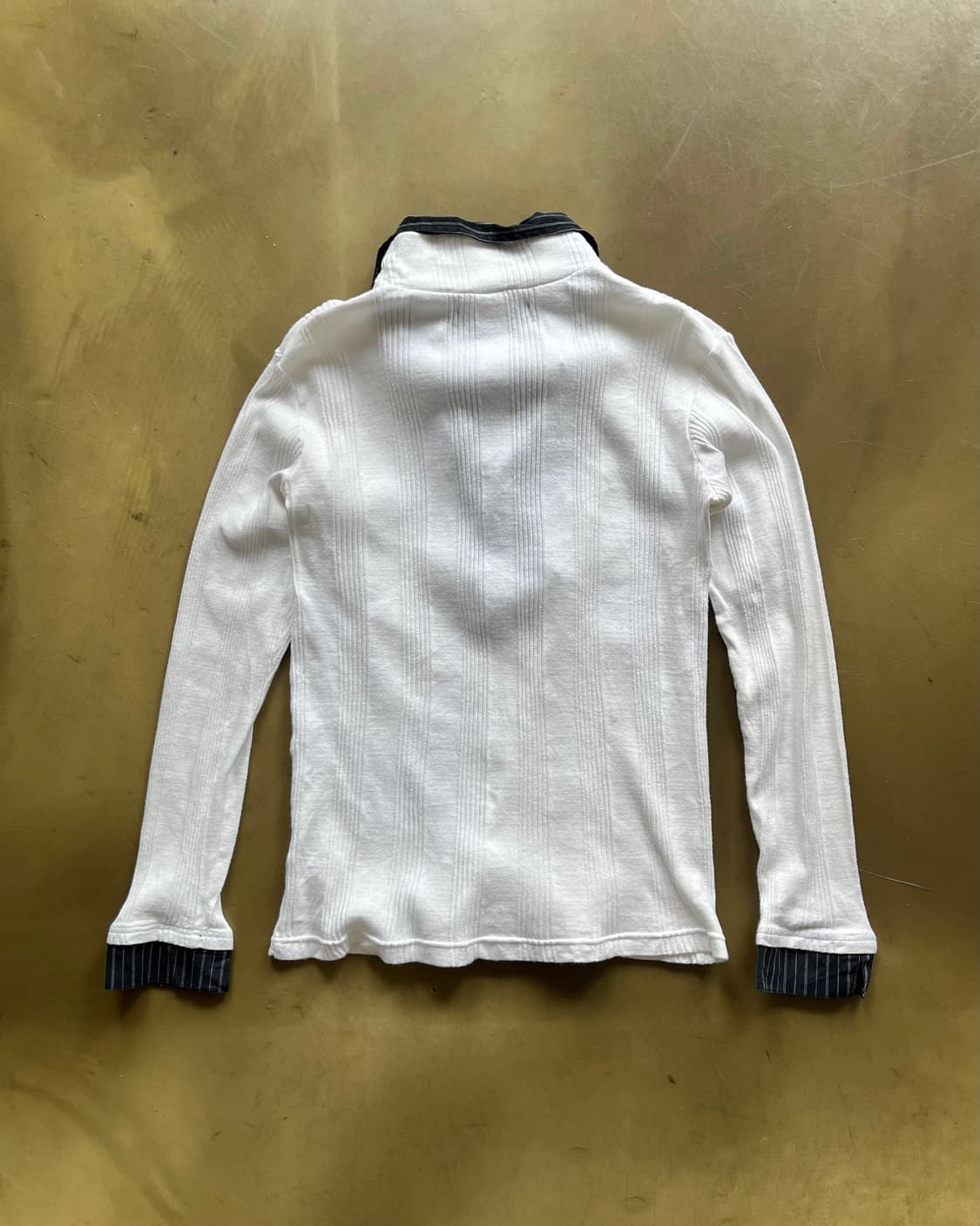 90-00s OVAL DICE Golgi Knit Half Zip-up 상품이미지10