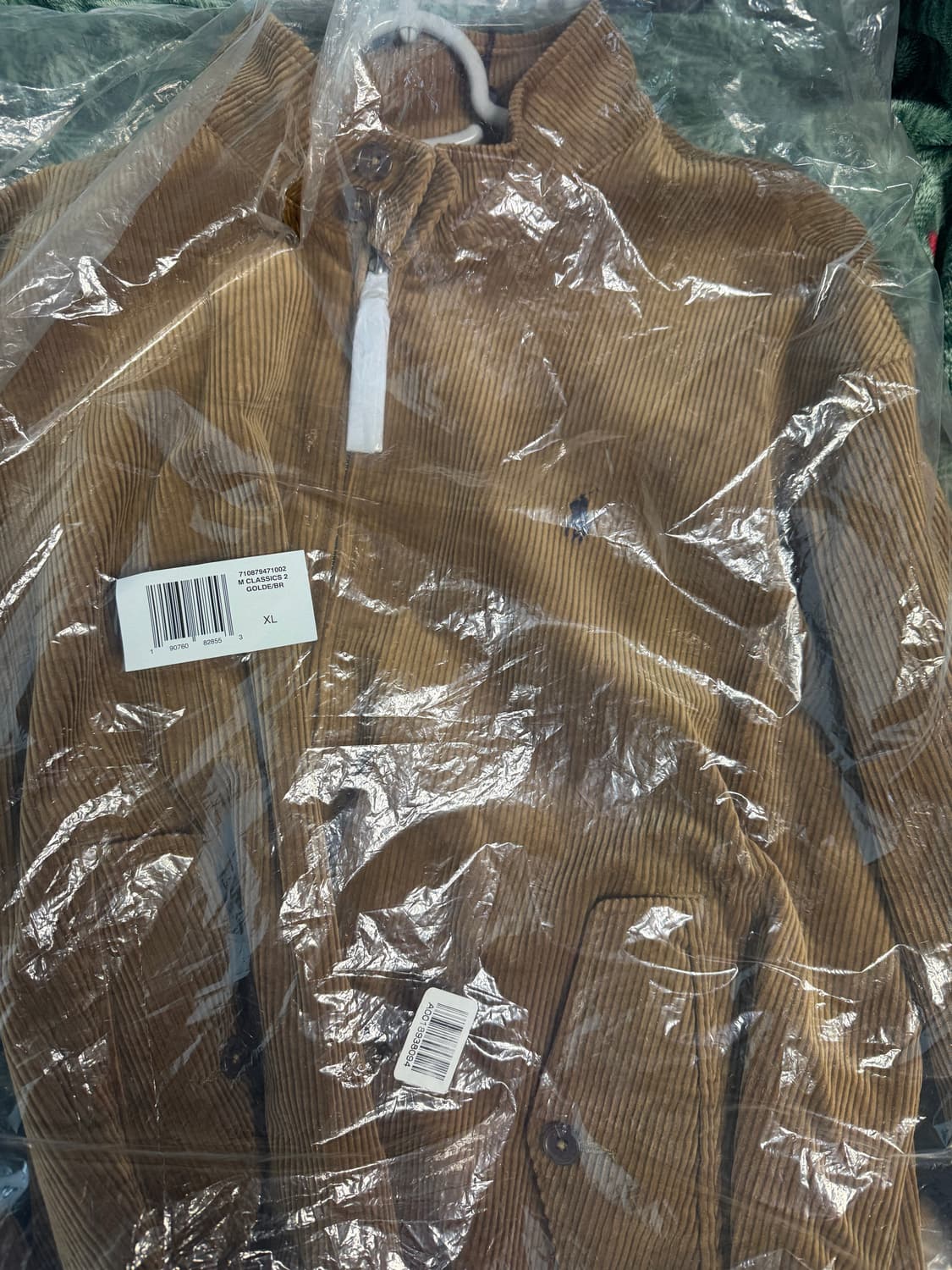 폴로 랄프로렌 코듀로이 바라쿠다 자켓 XL 새상품 상품이미지3