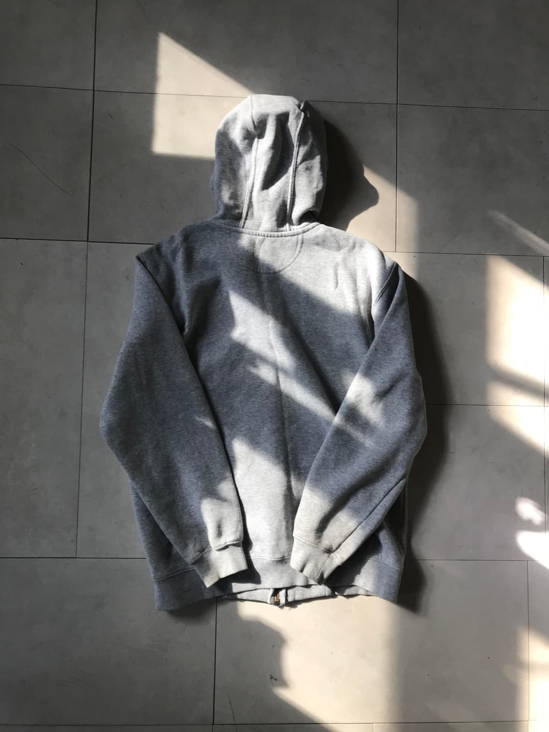 칼하트 그레이 오버핏 후드집업 상품이미지7