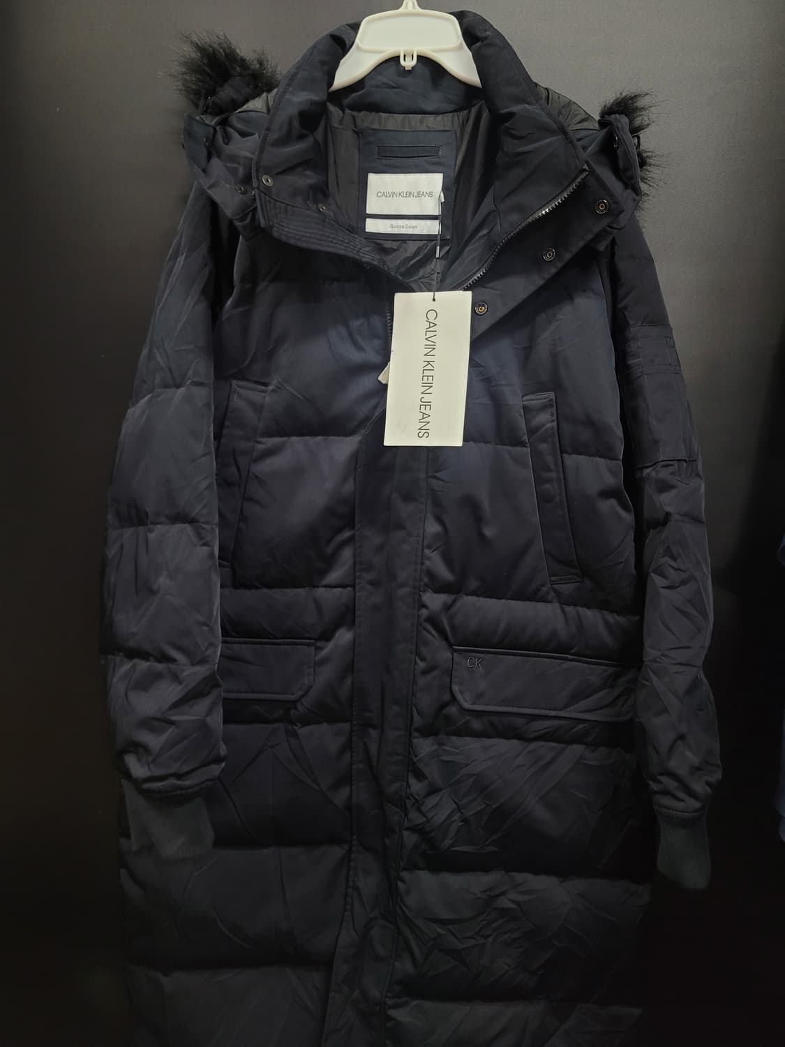 Calvin Kline Jeans 캘빈클라인 구스다운 롱패딩(새제품급) 상품이미지1