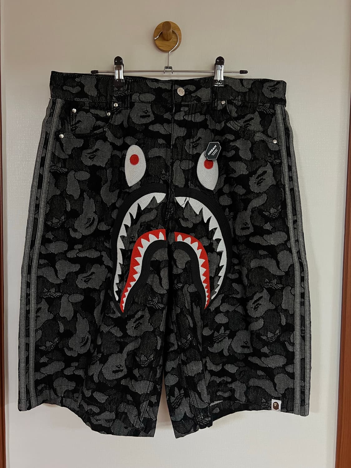 베이프 아디다스 데님 쇼츠 상품이미지1