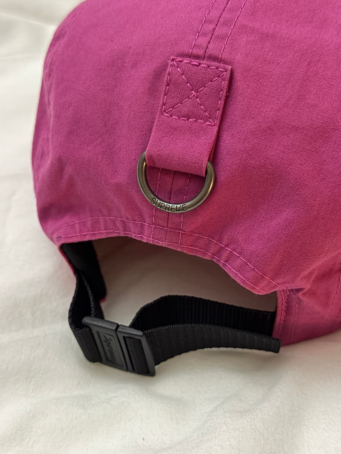 슈프림 왁스 코튼 캠프캡 마젠타 23FW 상품이미지3