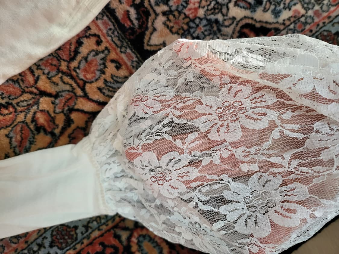 프랑스 모르간 레이스 소매 니트  상품이미지8