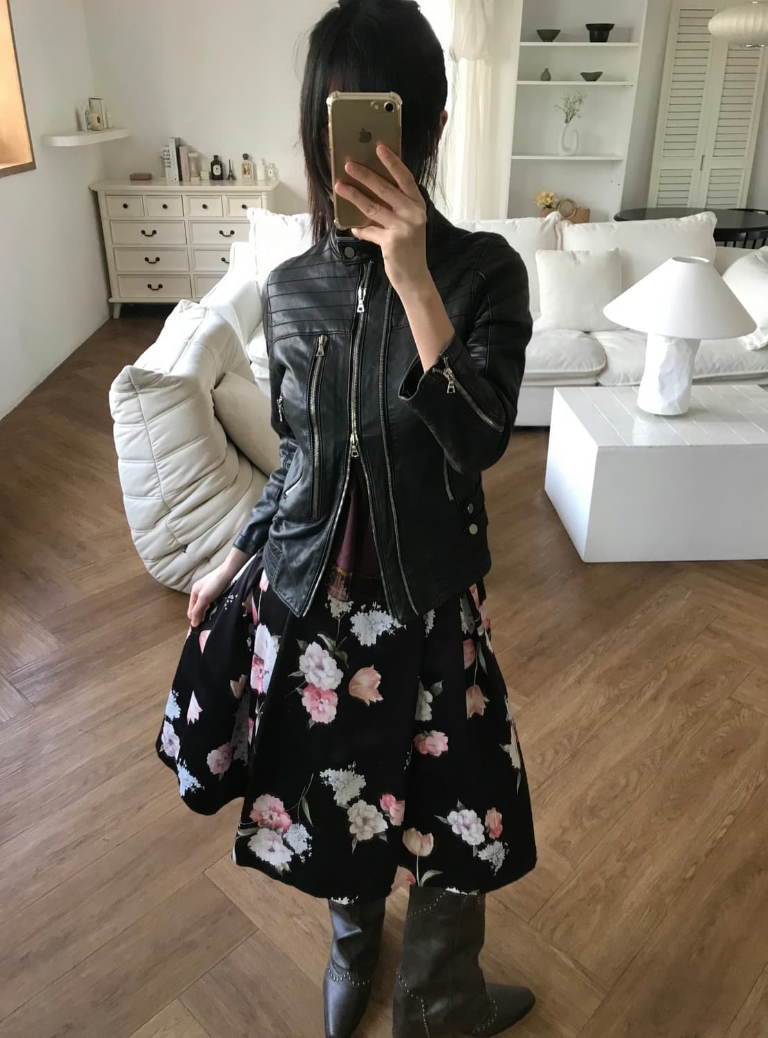 vintage leather jacket 상품이미지3