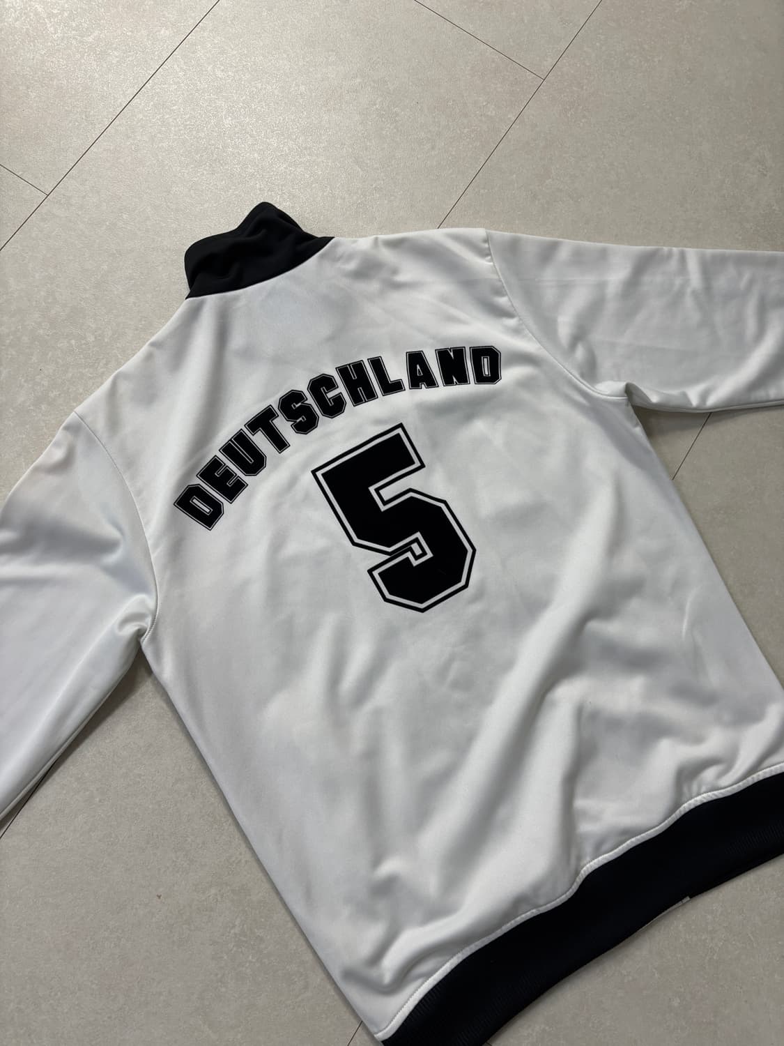 아디다스 독일 국가대표 희귀 져지 S 트랙탑 자켓 화이트 상품이미지3