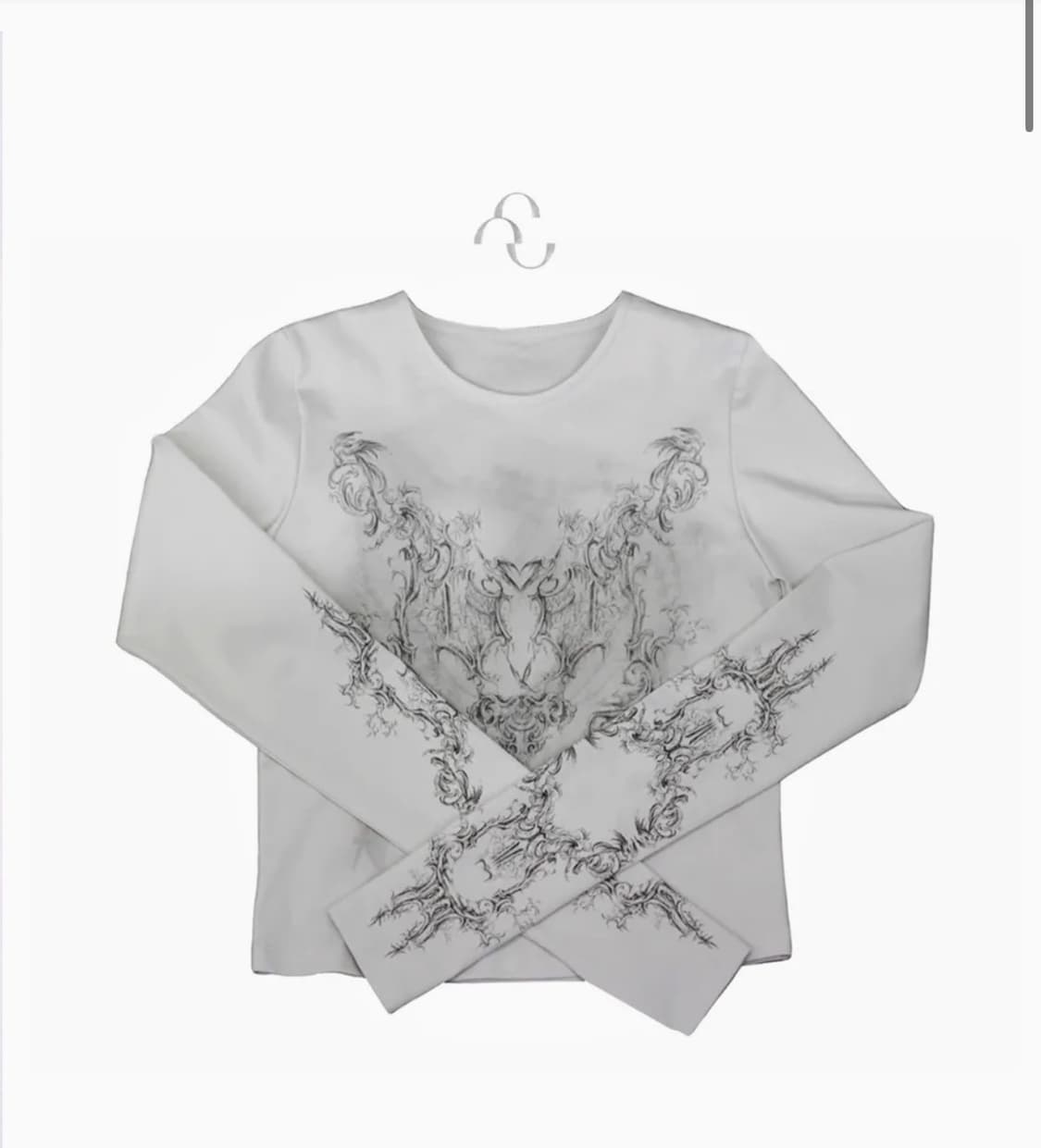 허그유어스킨 로코코 오너먼츠 티 상품이미지1