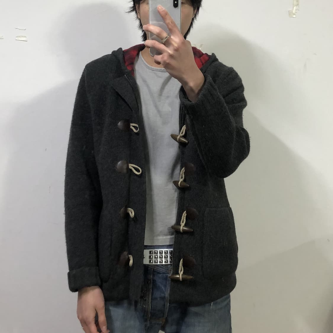 타미힐피거 램스울 숏 더플코트  상품이미지4