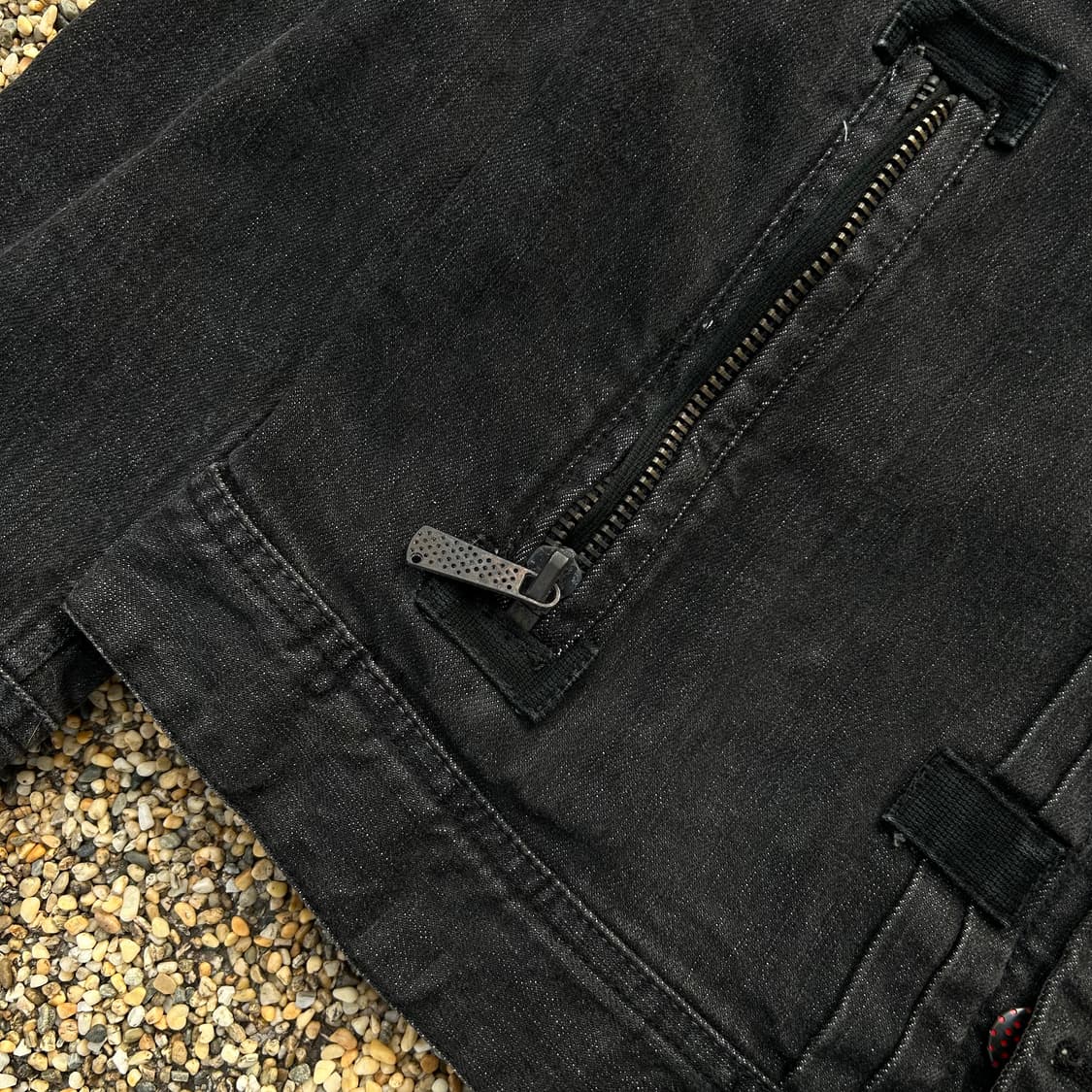 디젤(DIESEL)멀티포켓 흑청 트러커 자켓 상품이미지7