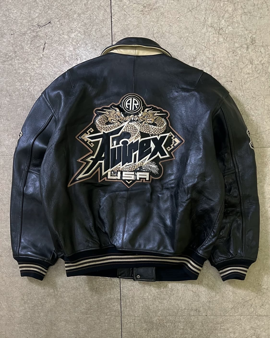 아비렉스 드래곤 가죽자켓 상품이미지2