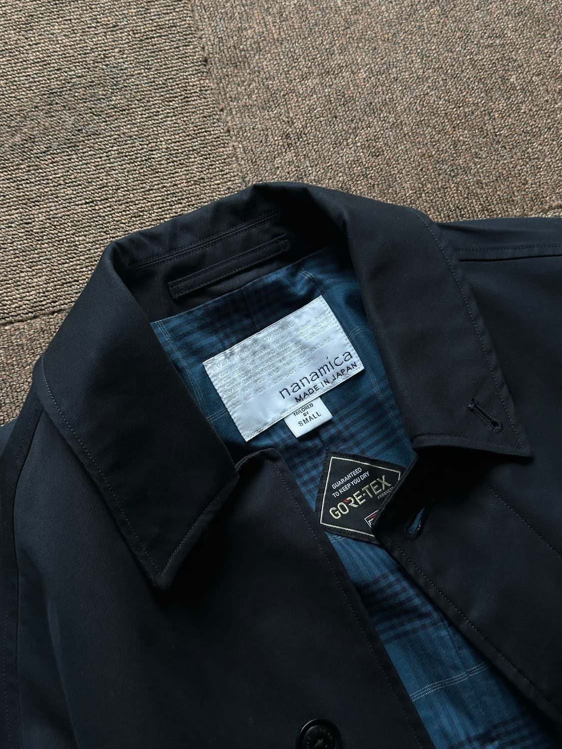 [S] nanamica  나나미카 고어텍스 발마칸 코트 (Navy) 상품이미지4