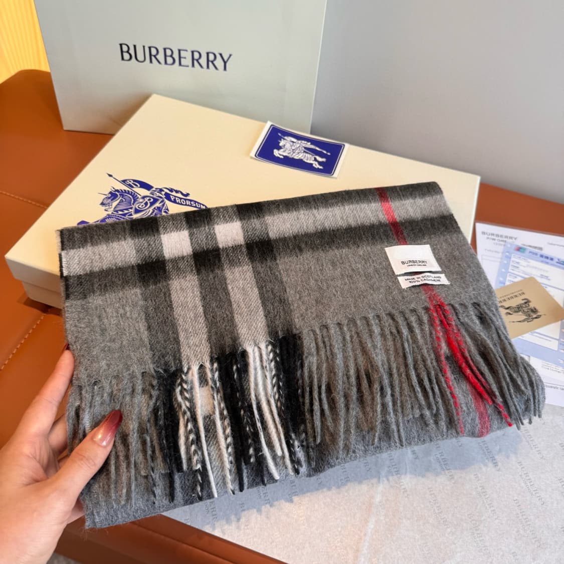 버버리 리버서블 스카프 100% 램스울
 상품이미지2