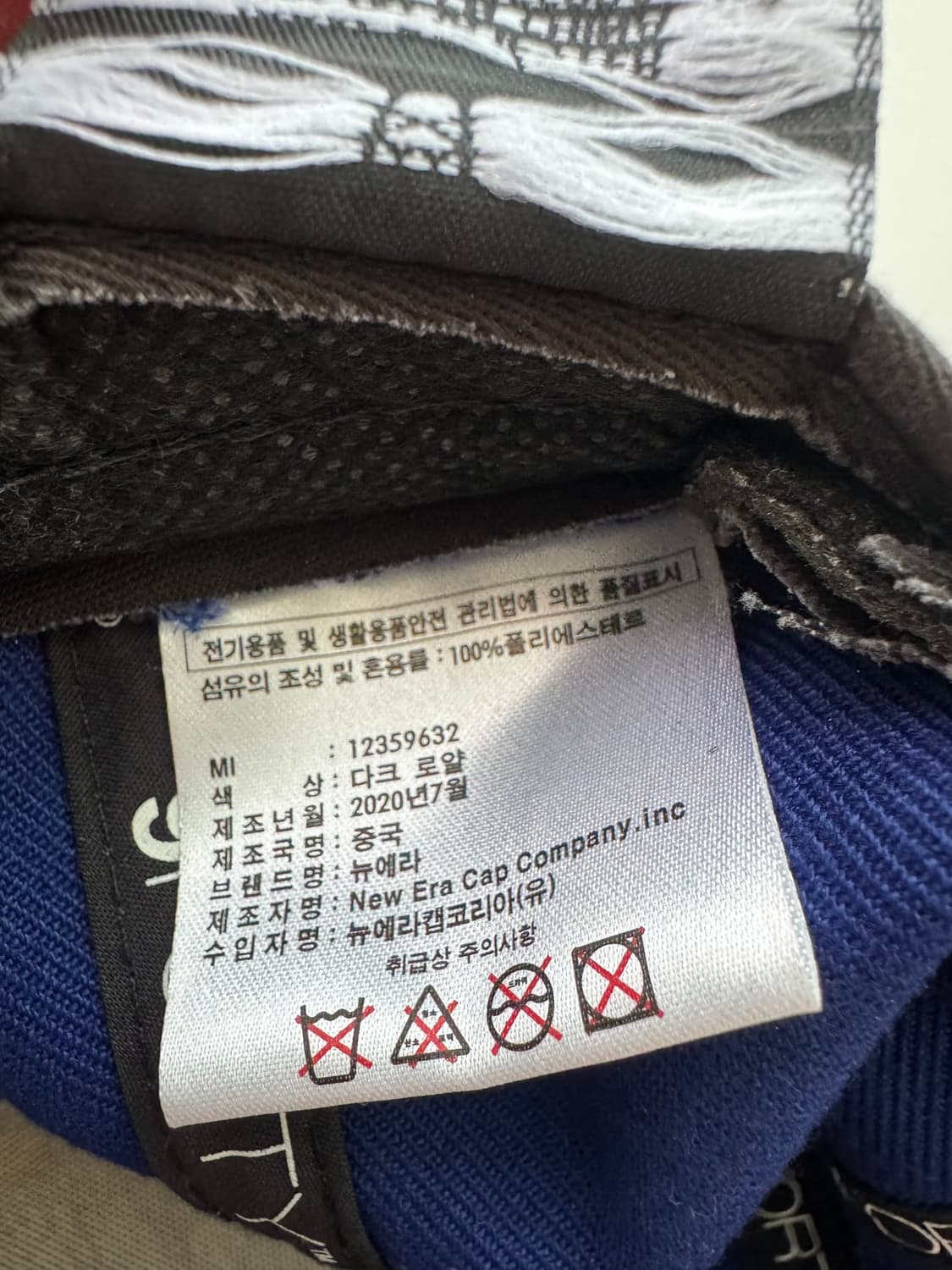 상태 최상!!! 뉴에라 볼캡 모자 네이비 상품이미지5