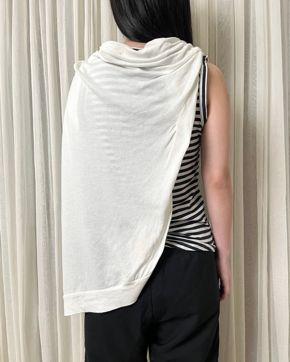 엔폴드 도킹 슬리브리스 탱크탑 enfold layered tank top 상품이미지8