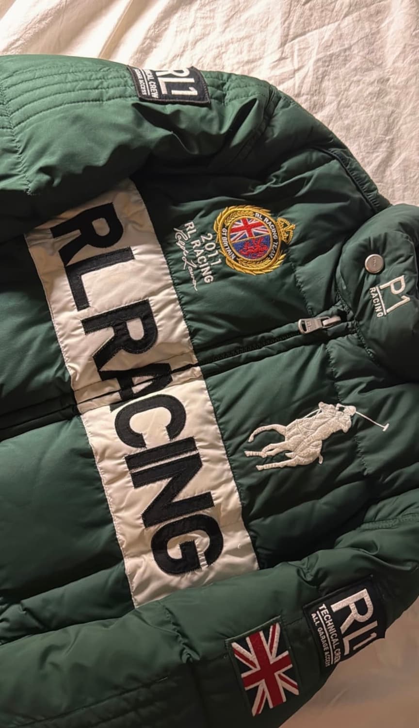 폴로 레이싱 패딩 상품이미지1