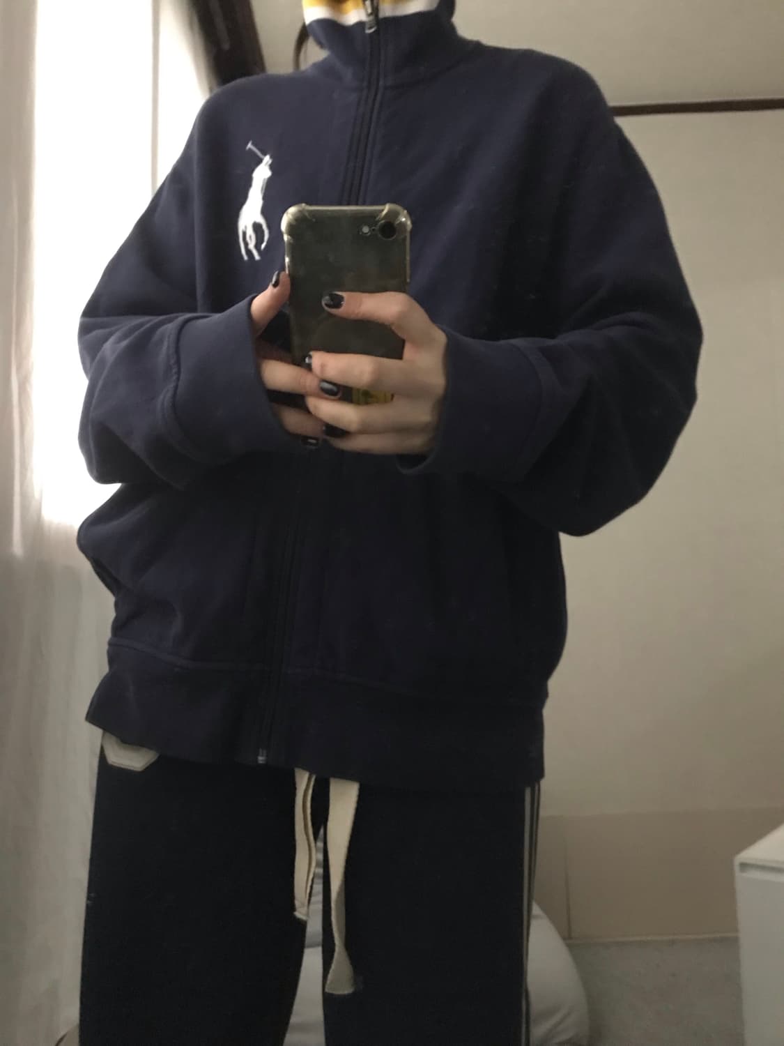 폴로 네이비 빅포니 면집업 상품이미지6