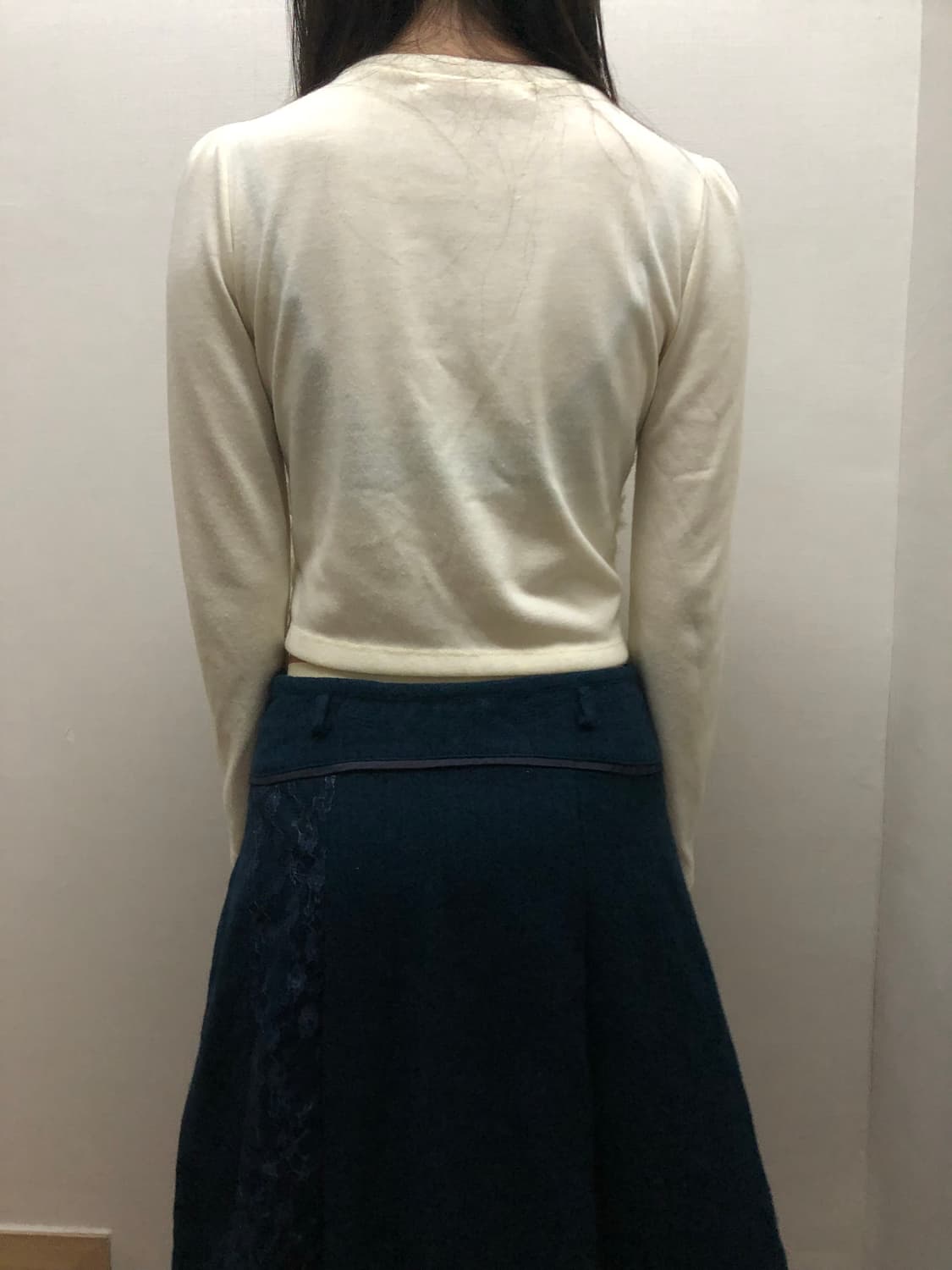 빈티지 화이트 플라워 가디건 상품이미지7