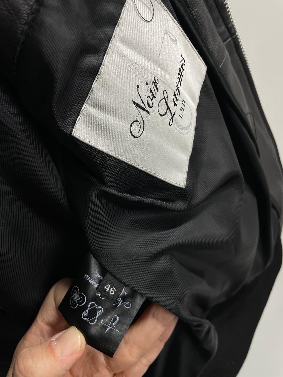 느와르 라르메스 리얼 양가죽 자켓 상품이미지8