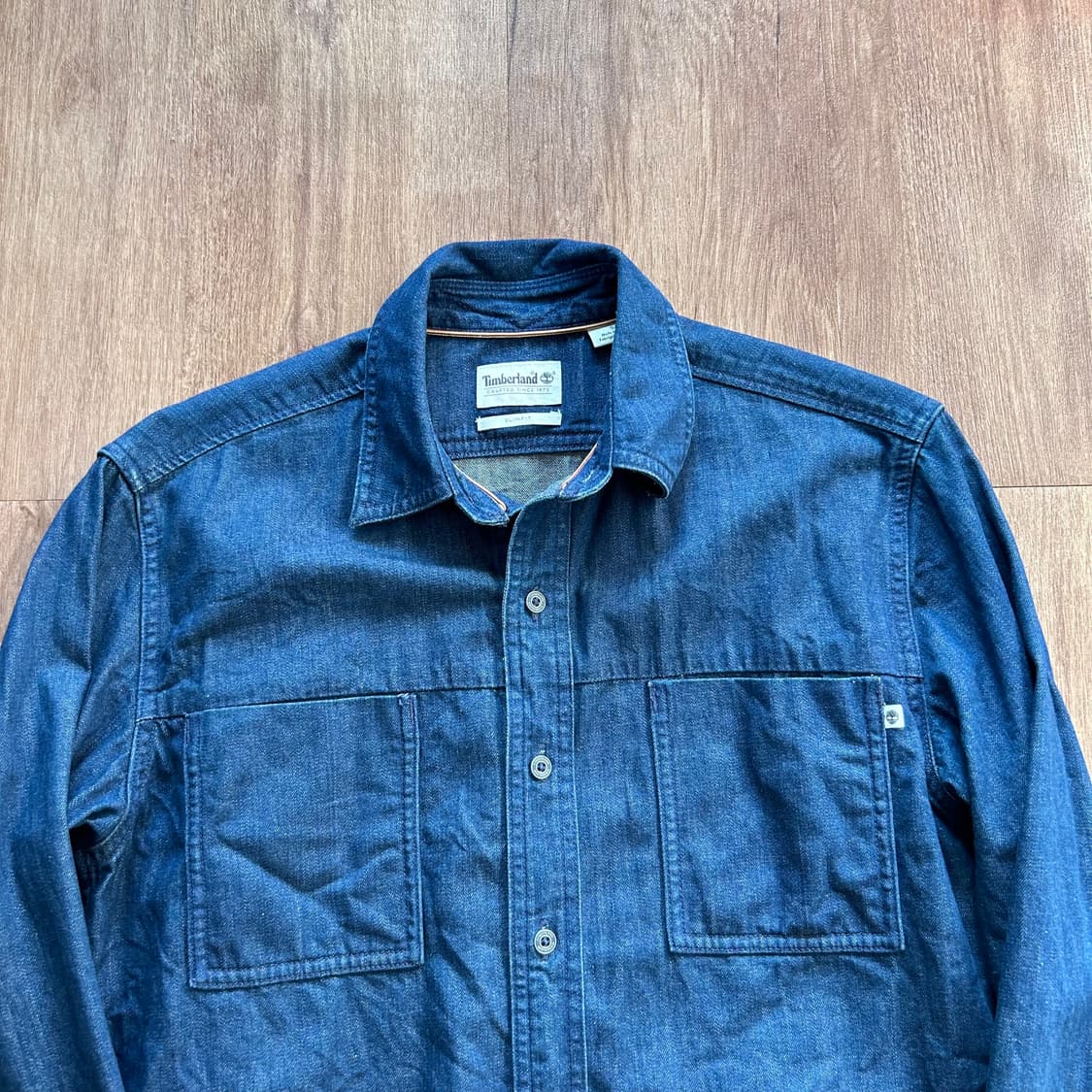 팀버랜드 헤비 데님 셔츠 청남방 상품이미지2