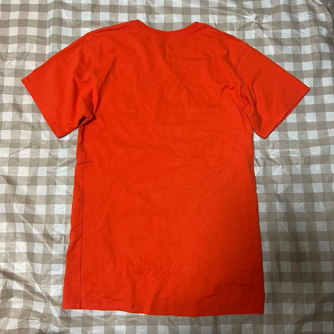 챔피온 스펠로고 반팔 주황 S 반팔티 스트릿 로고 프린팅 오렌지 상품이미지3