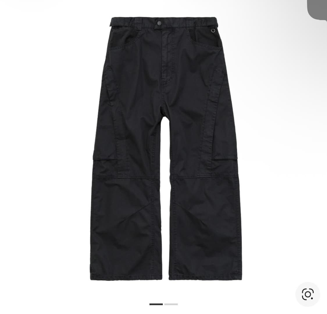 폴리테루 보더팬츠 블랙 4 상품이미지1