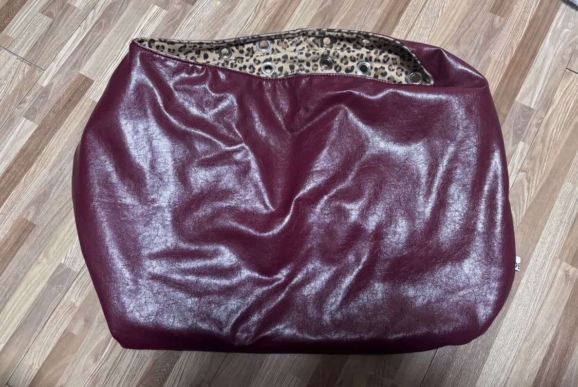 depc 뎁크 아일렛 레더백 와인 상품이미지3