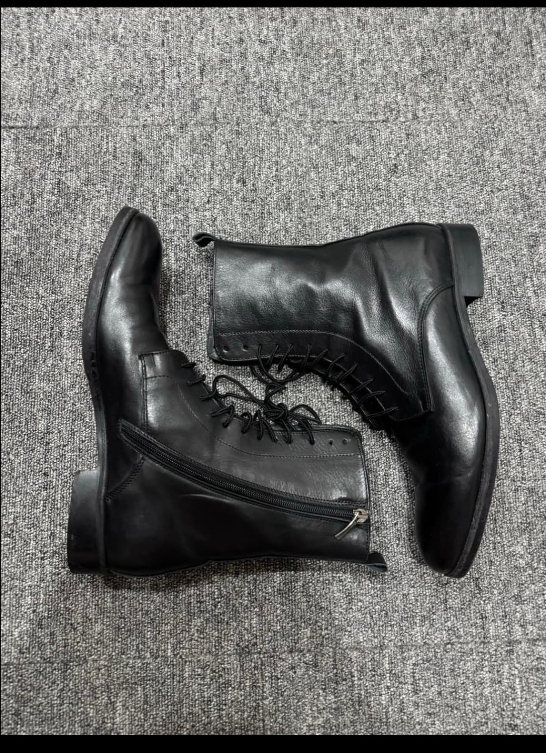 카우하이드 웨스턴 컴뱃 블랙 부츠 42 상품이미지4