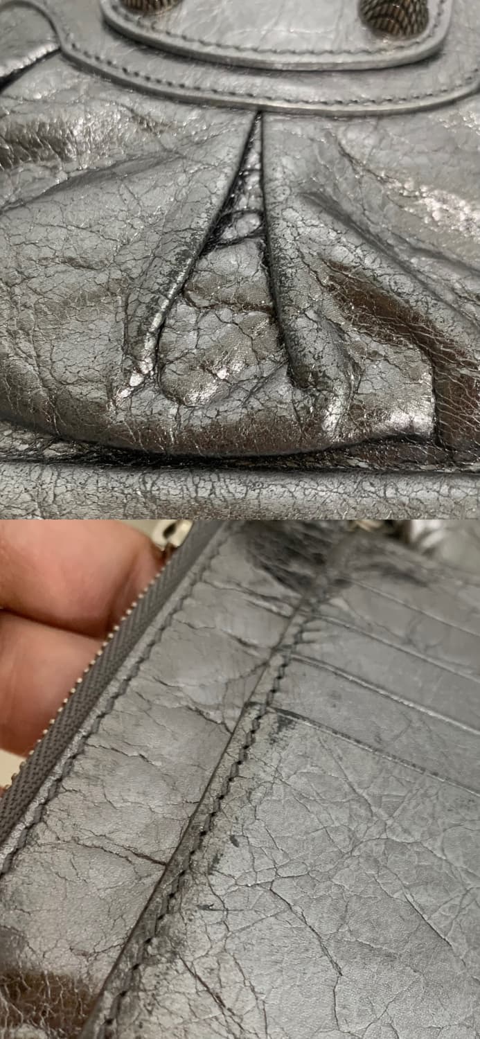 발렌시아가 르카골 미니 멀티 파우치 클러치백 가방 실버 상품이미지10