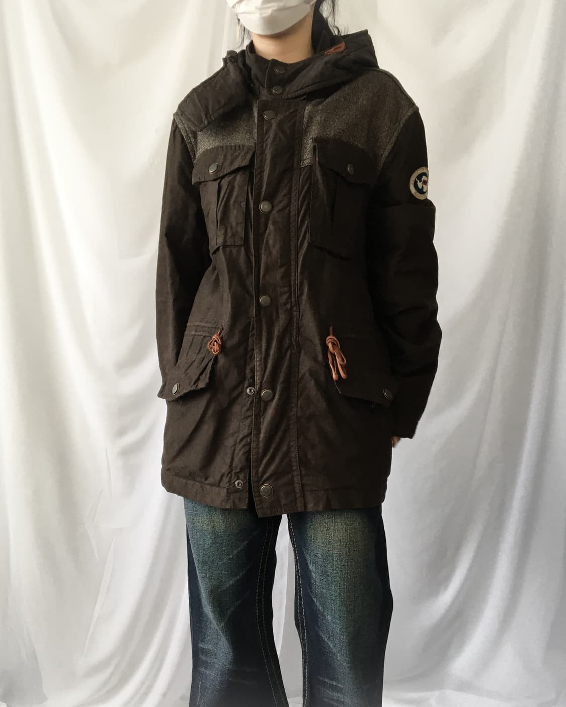 High neck hood jacket 상품이미지1