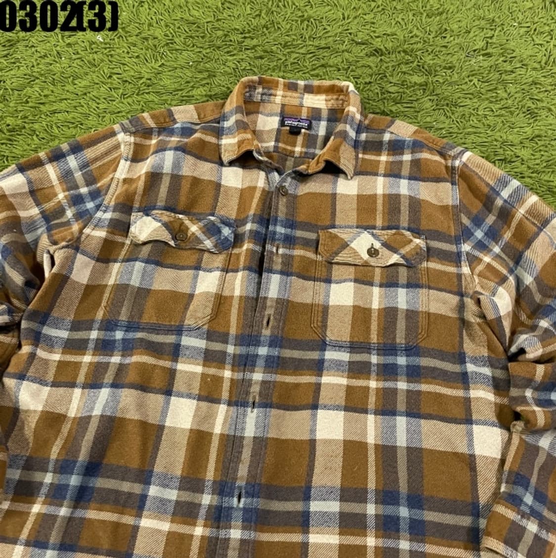 파타고니아 체크 긴팔 셔츠 상품이미지2