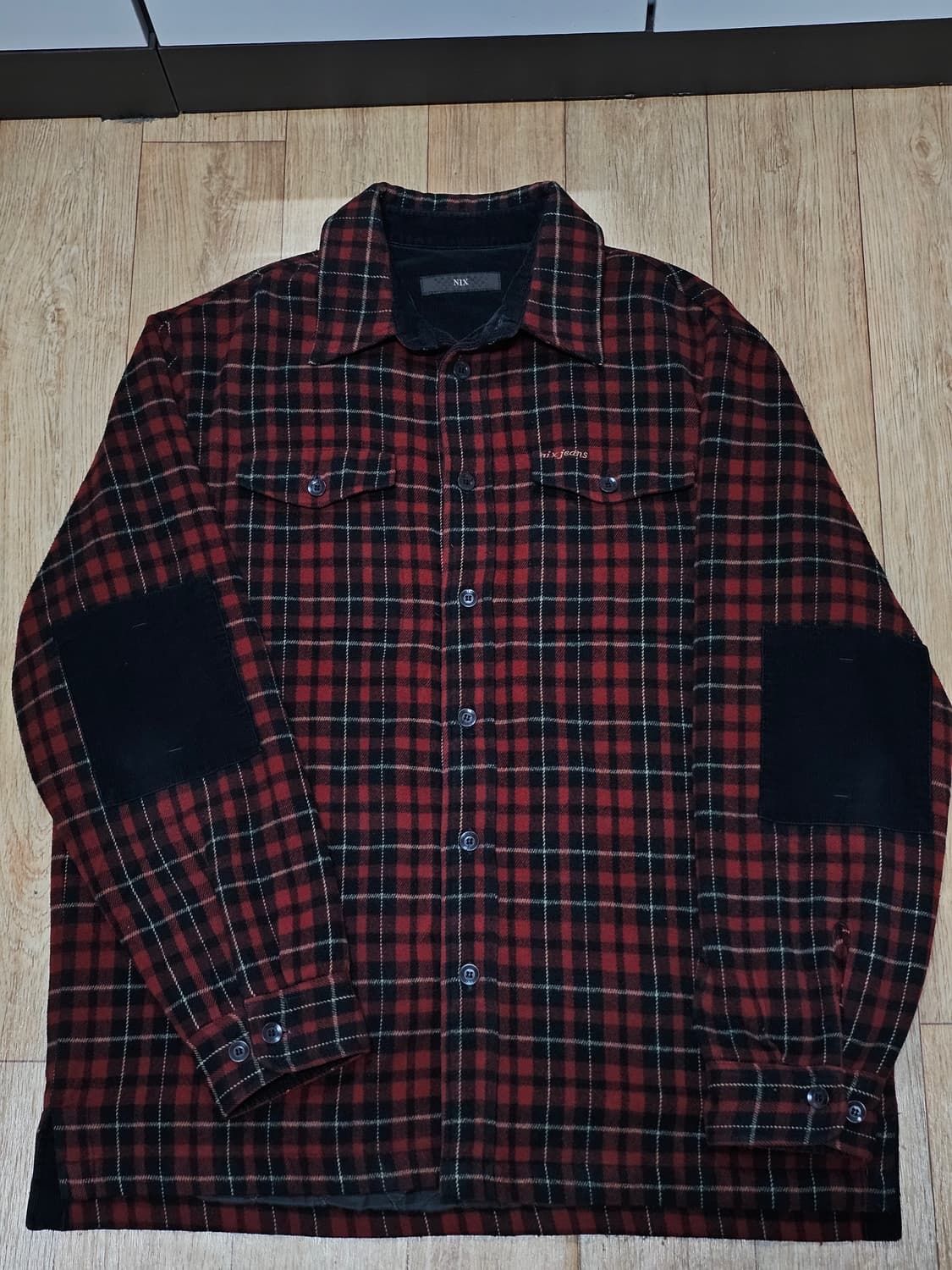 Nix 체크 셔츠자켓 상품이미지1