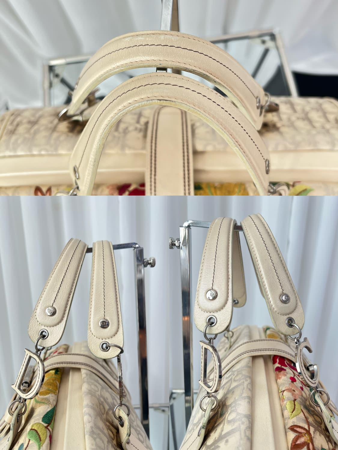 크리스찬 디올 2005 디오리시모 플로럴 트로터 숄더백 상품이미지8